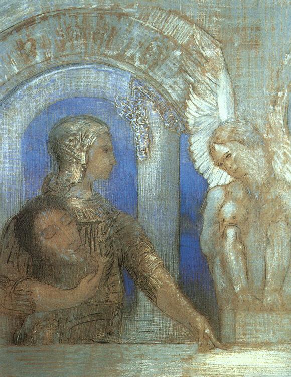 Odilon Redon Mystical Knight Sweden oil painting art